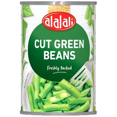 24 400 غرام من فاصوليا خضراء مقطعة معلبة العلالي جملة 24 400 Gm Of Cut Green Beans Canned Alalali Jumla